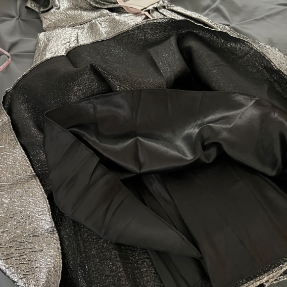 Mac Duggal One Shoulder Bow Midi Dress 67906 - Picture 10 of 11